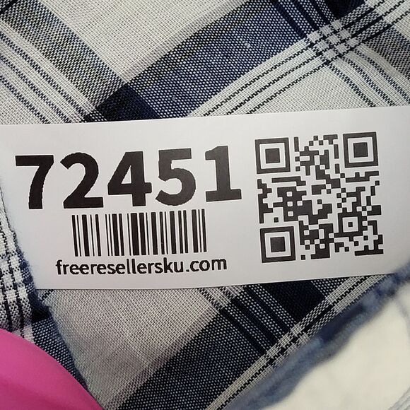 Vintage LEE Snap Button Shirt Large 22x29 Blue - Picture 5 of 14